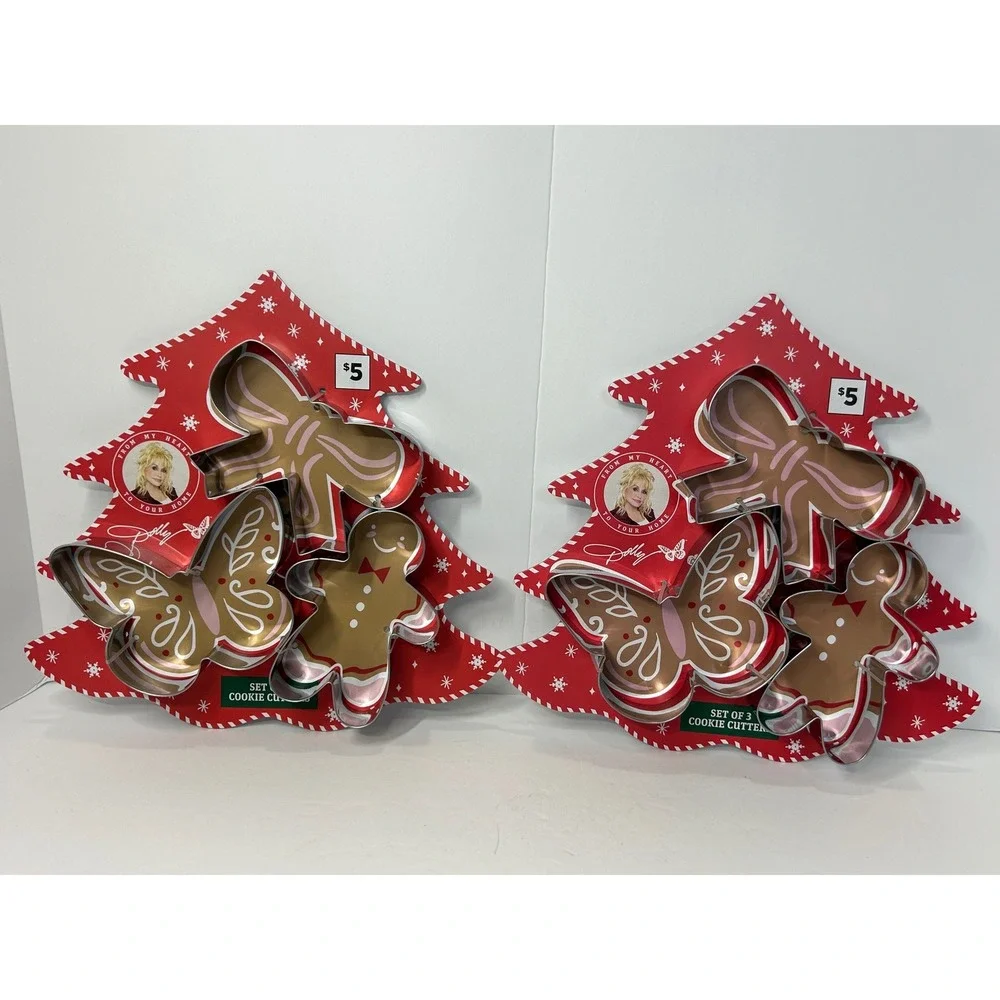 Dolly Parton Christmas Kitchen‎ Set Fridge Towel Cookie Cutters Pot Holders
